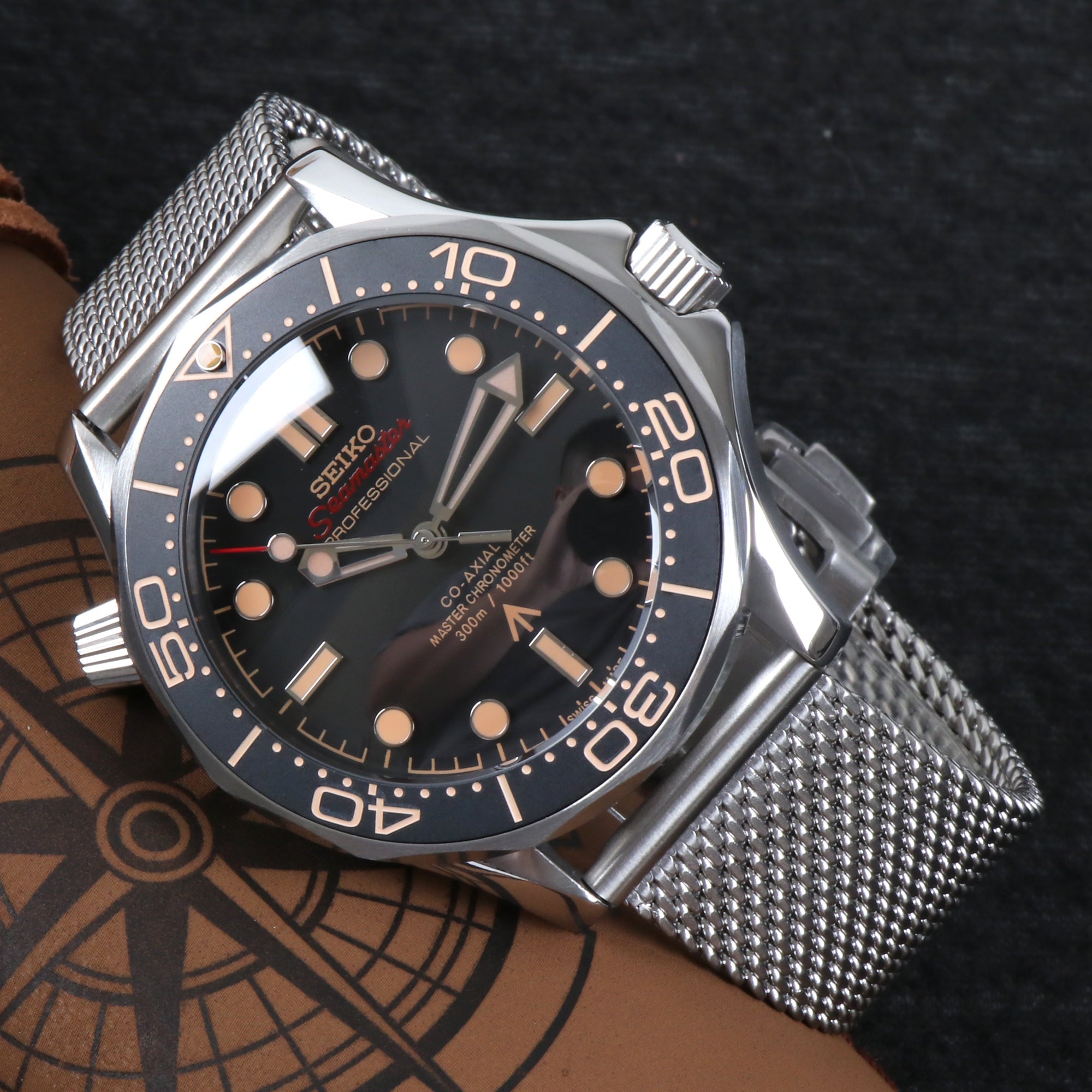 Seiko Mod Watch Seamaster SMP300 Classic Homage Edition