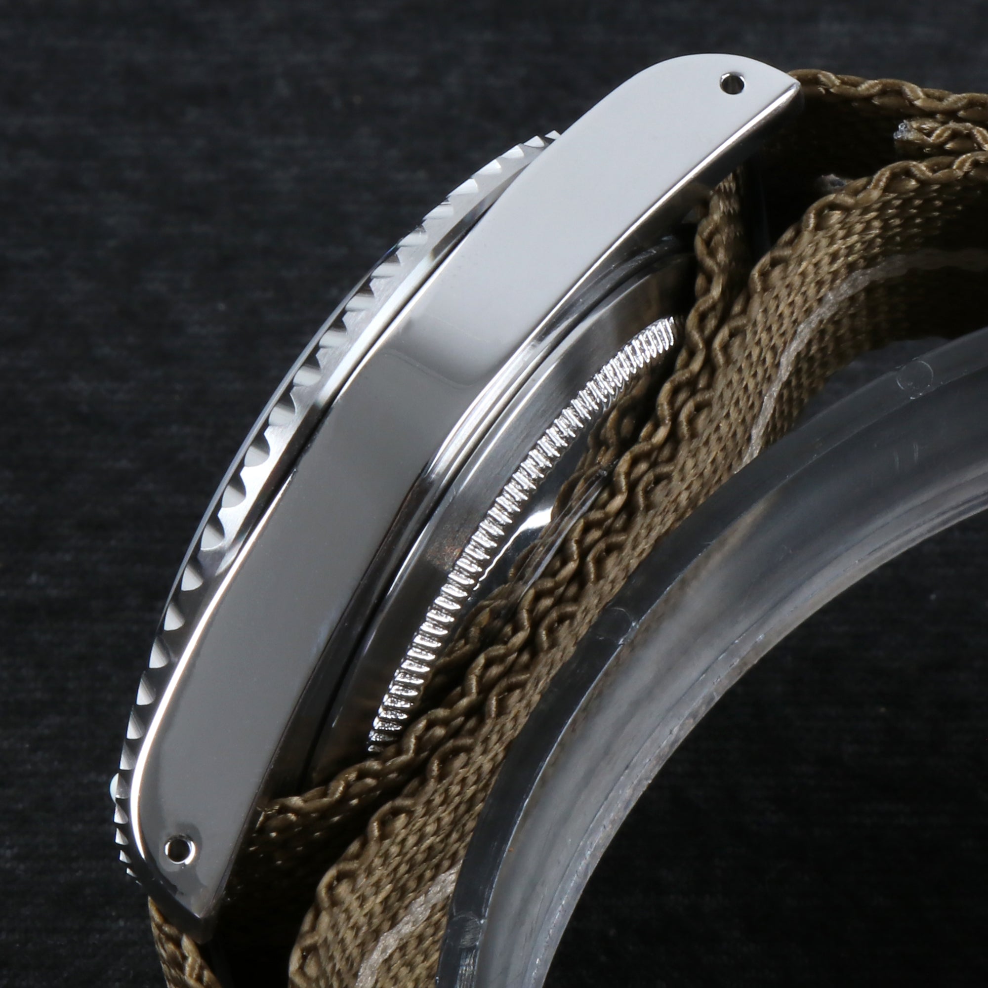 Custom Seiko Mod Vintage Milsub Watch