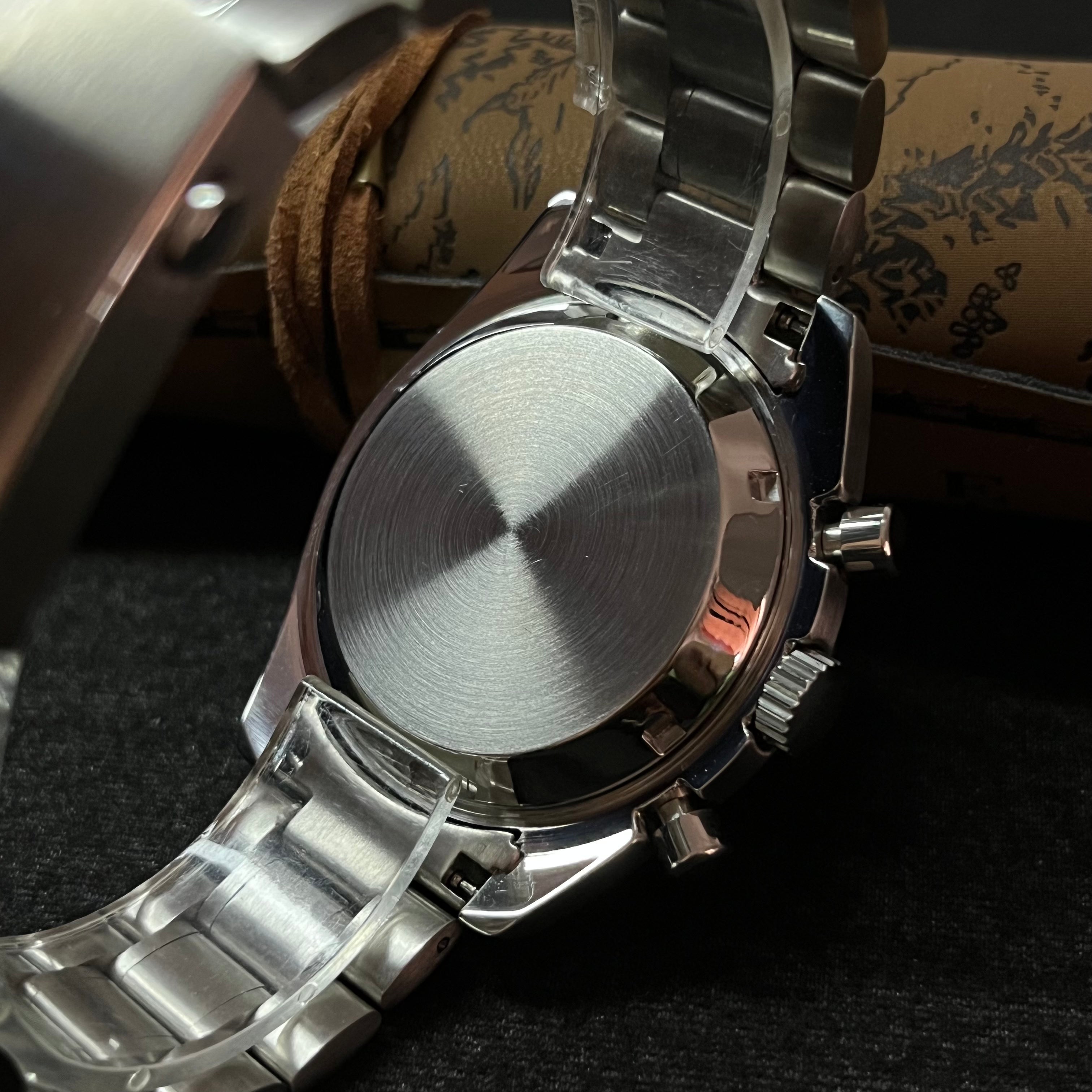 Custom Seiko Orange and White Speed Watch