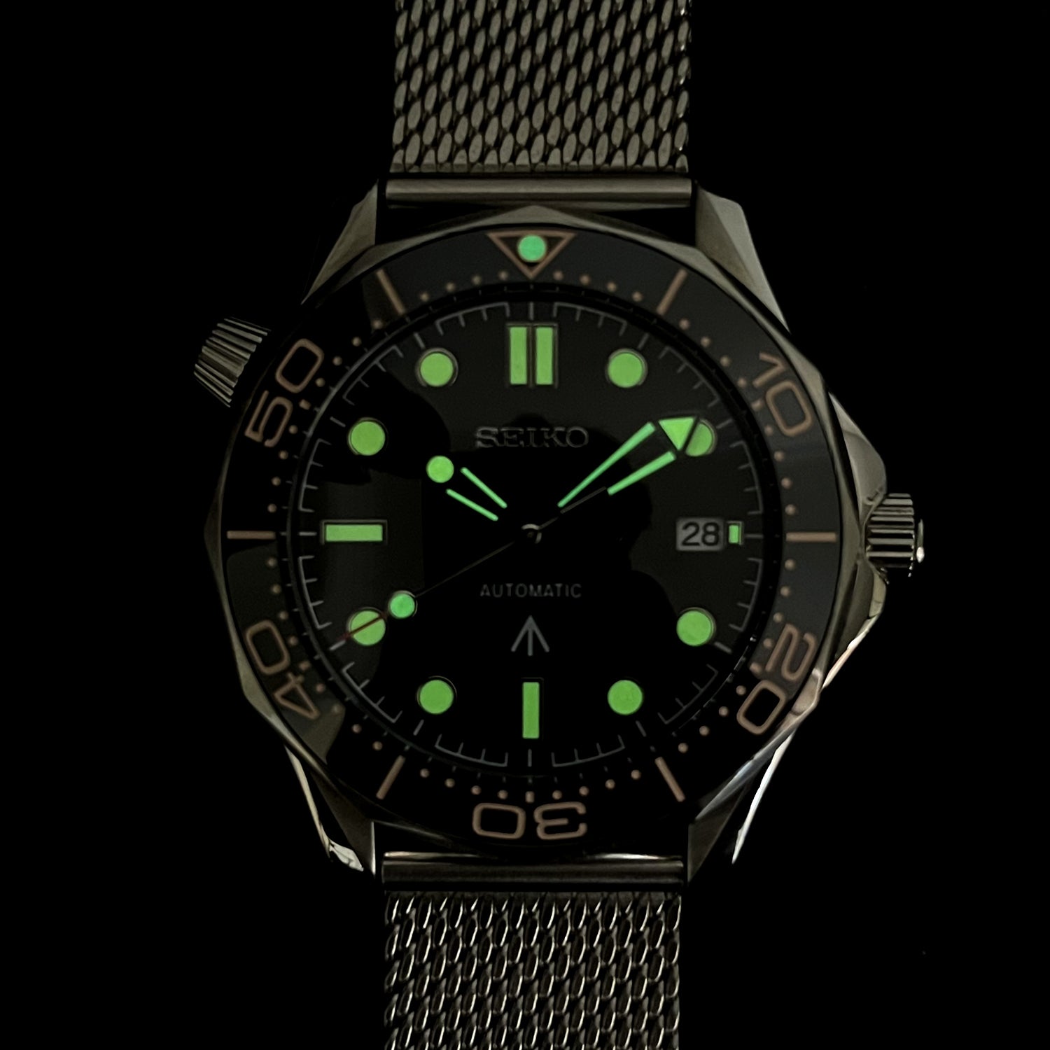 Custom Seiko Watch Steel