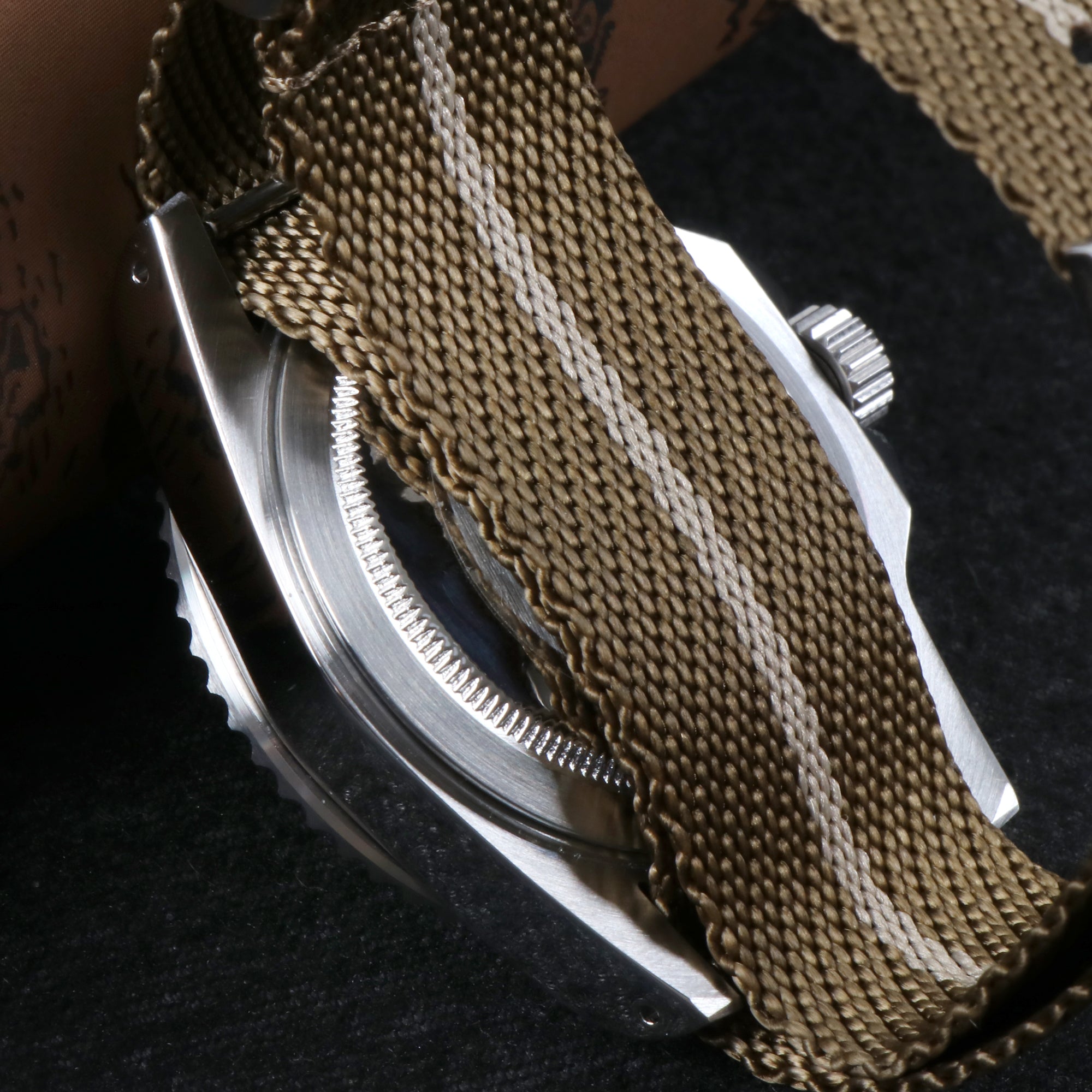 Custom Seiko Mod Vintage Milsub Watch