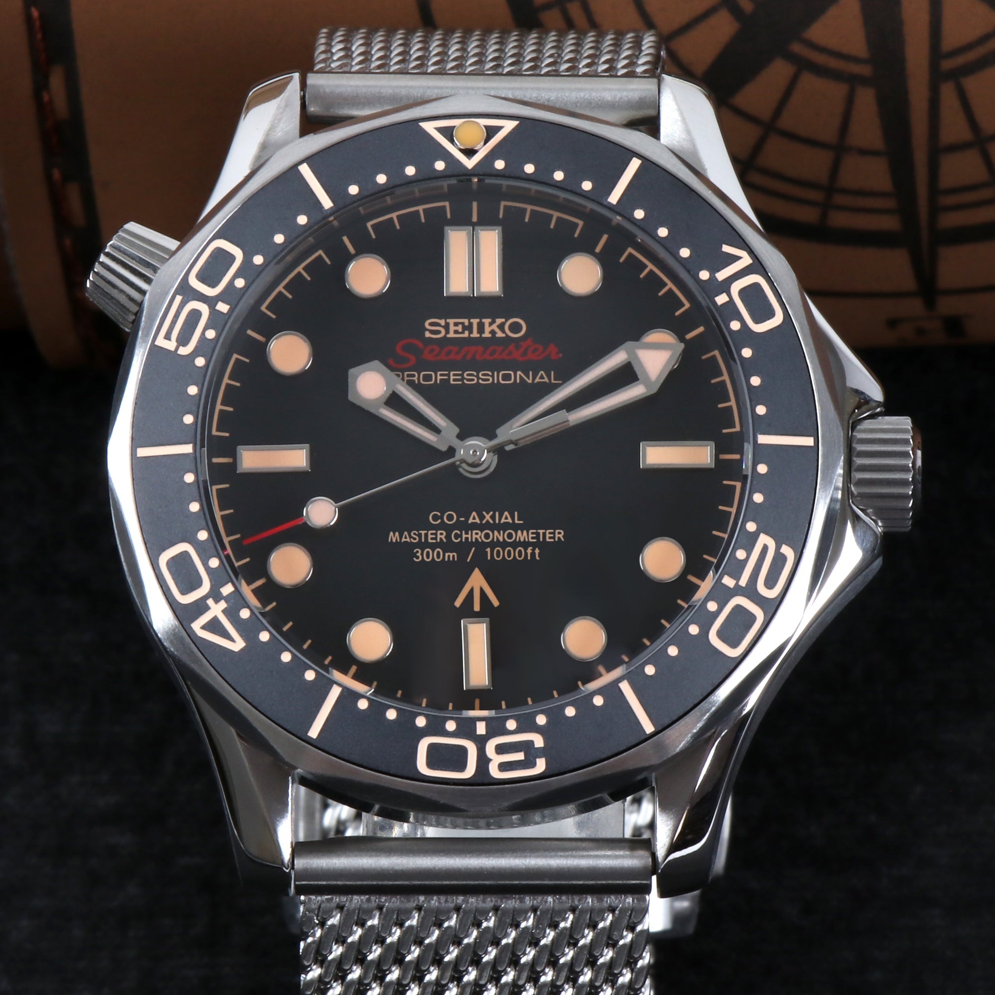 Seiko Mod Watch Seamaster SMP300 Classic Homage Edition