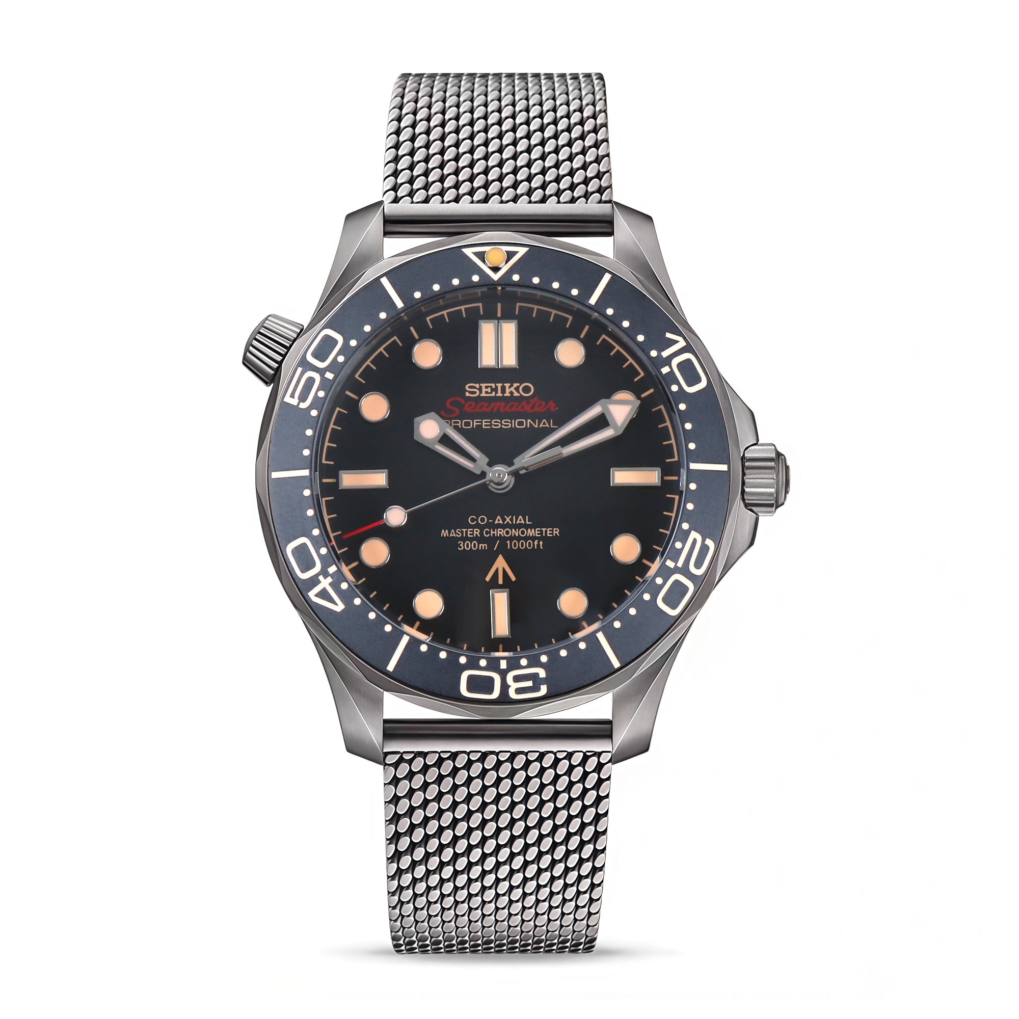 Seiko Mod Watch Seamaster SMP300 Classic Homage Edition