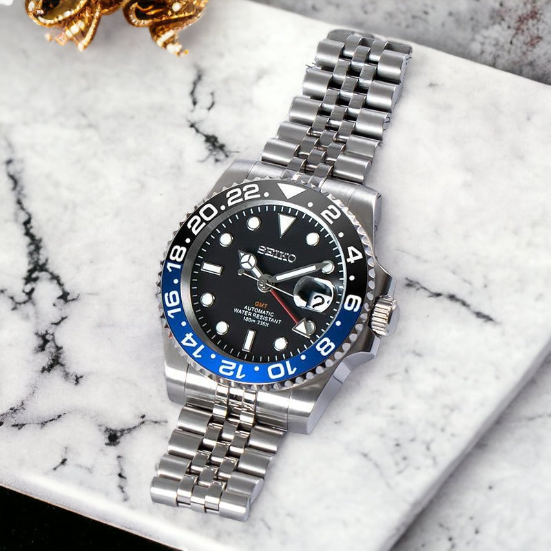 Seiko GMT Batman Mod