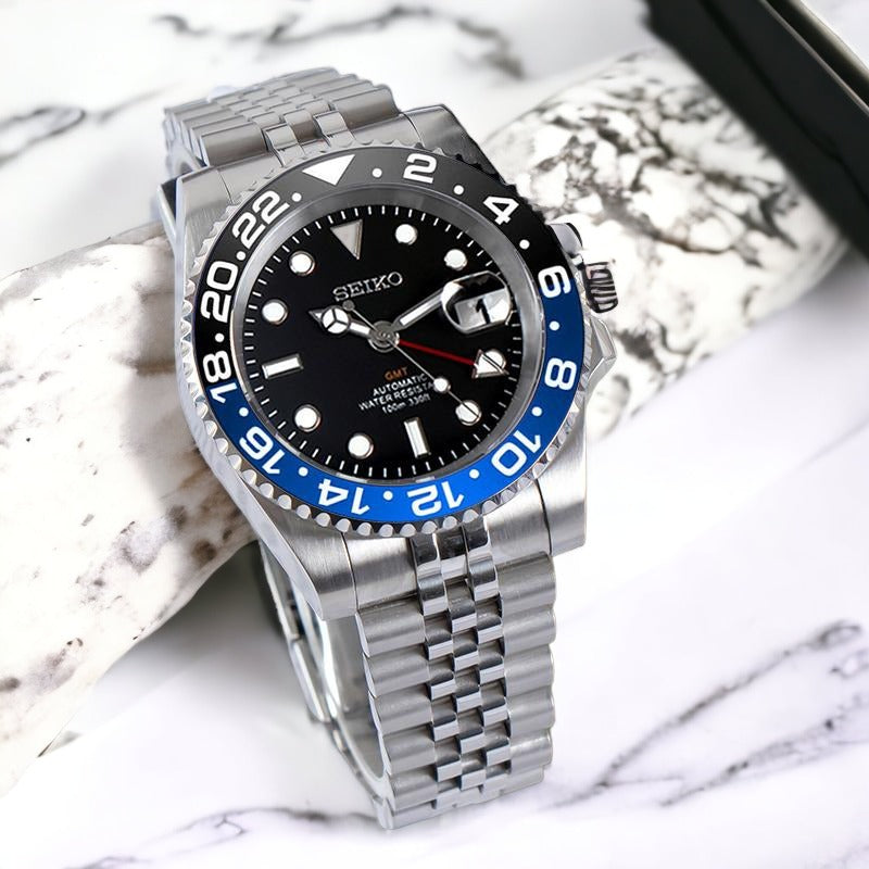 Seiko GMT Batman Mod