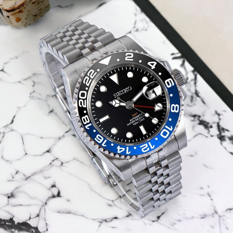 Seiko GMT Batman Mod
