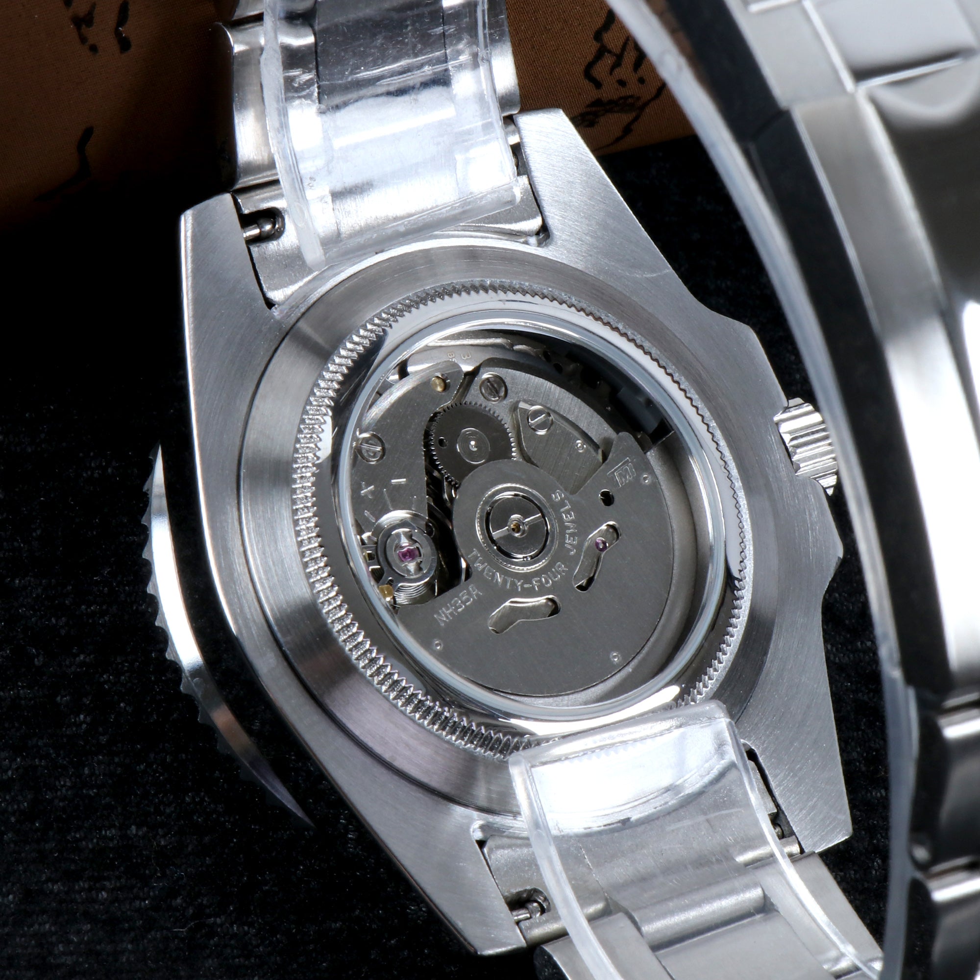 Custom Black Master Automatic Mod Watch