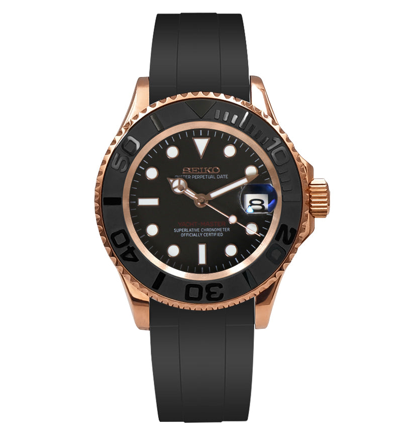 Custom Black Yacht Automatic Mod Watch