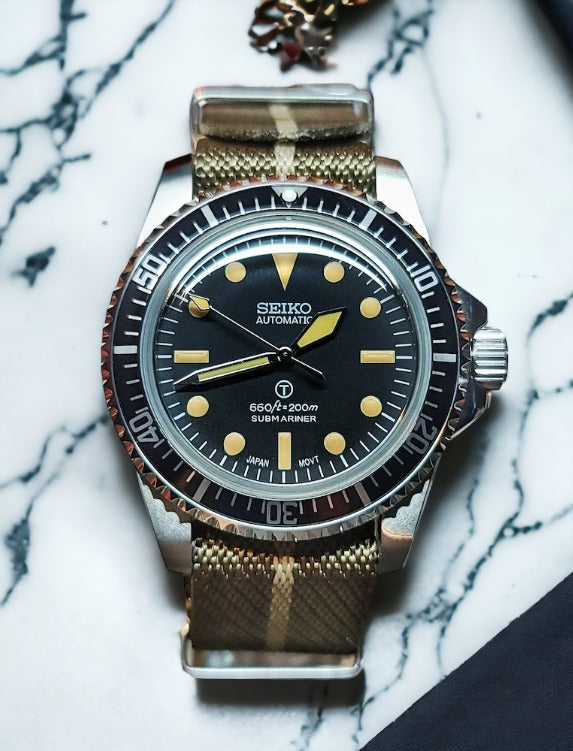 Custom Seiko Milsub Vintage Mod