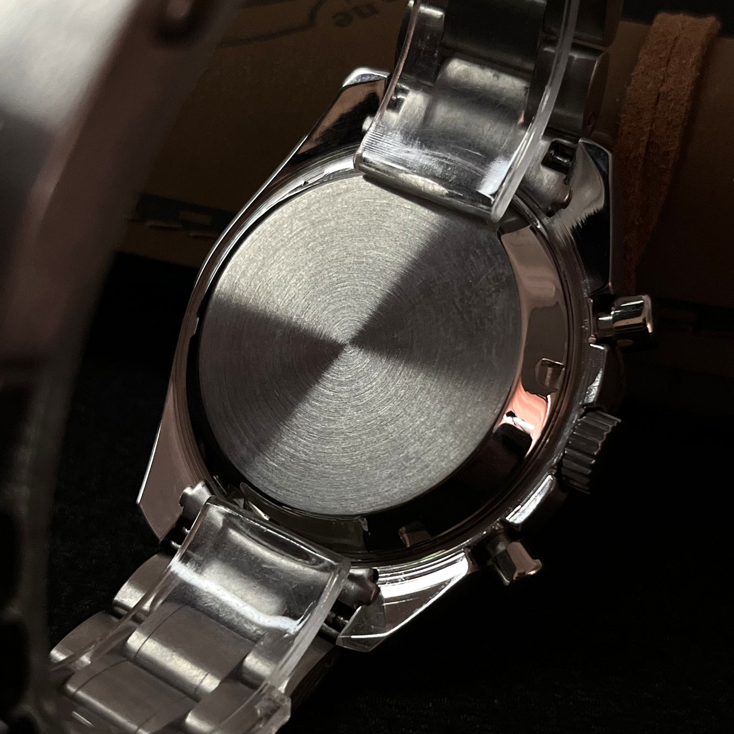 Custom Silver and Orange Speed Chrono Seiko Mod