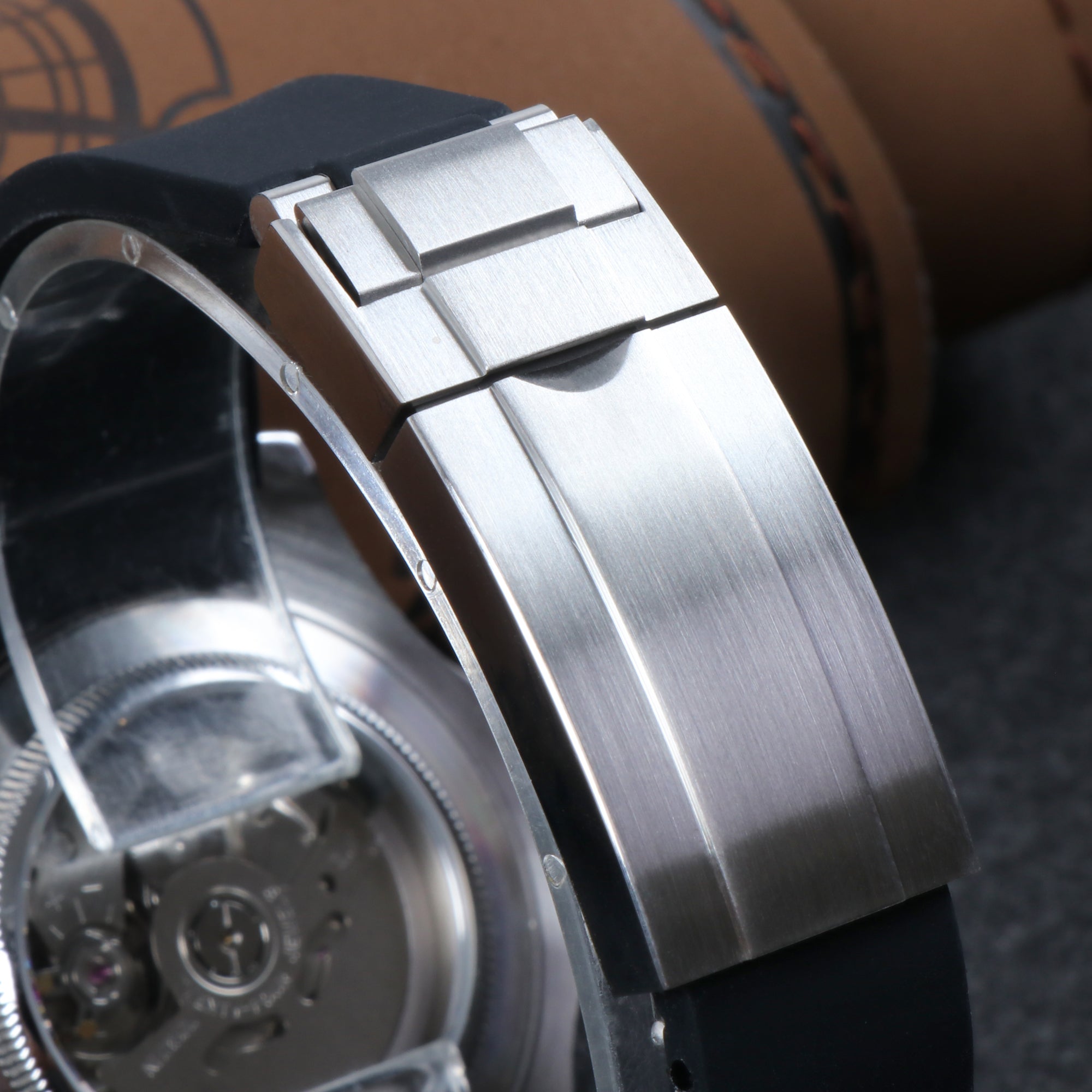 Custom Full Black Yacht Automatic Mod Watch