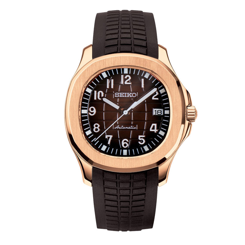 Custom Brown Naut Automatic Mod Watch