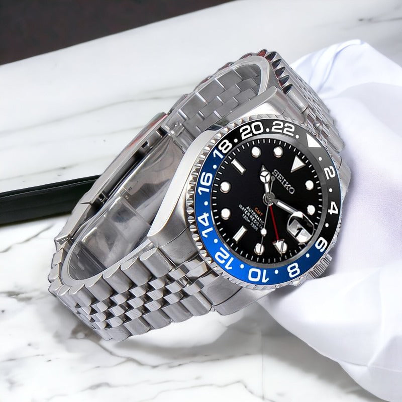 Seiko GMT Batman Mod