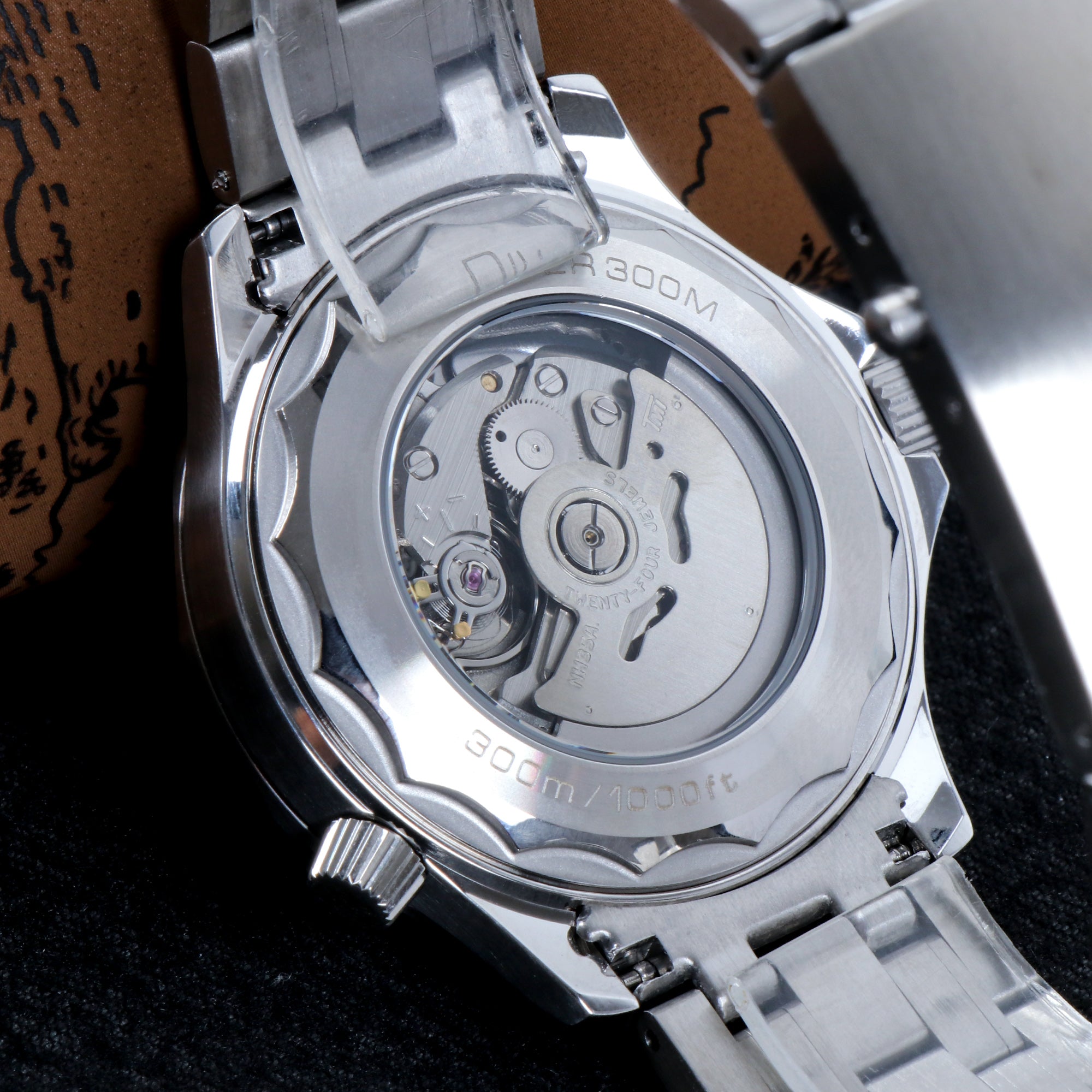 Custom Blue Sea Automatic Mod Watch