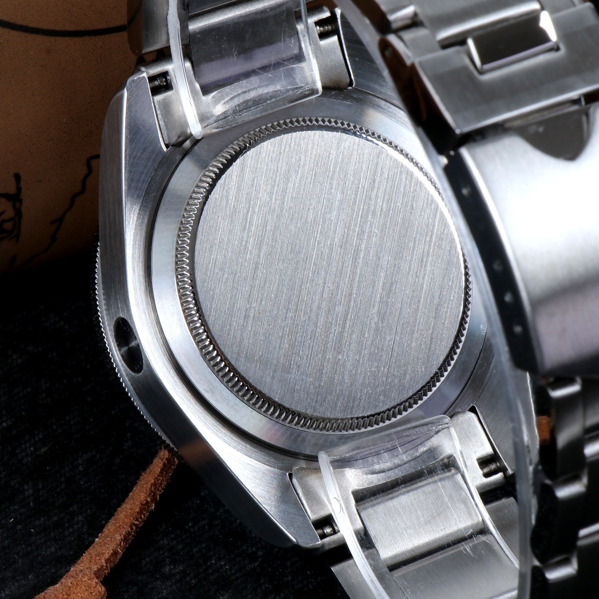 Custom Black Tud Automatic Mod Watch