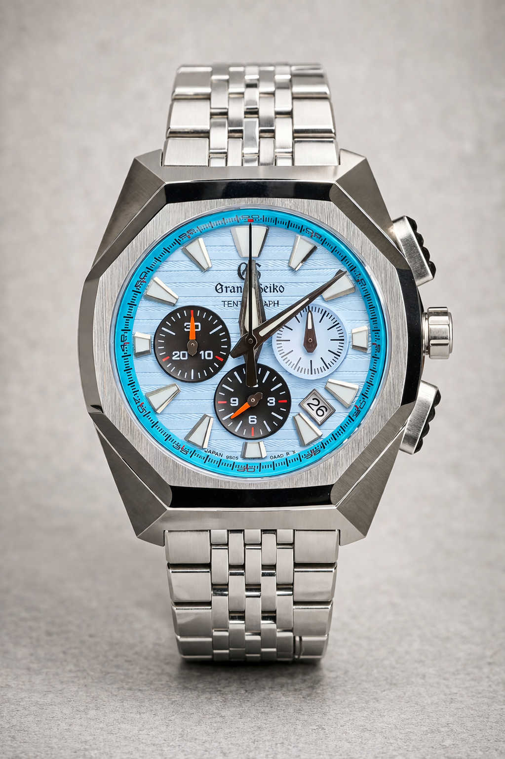 Custom Blue G Seiko Mod Watch