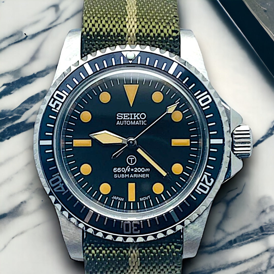Custom Seiko Milsub Vintage Mod