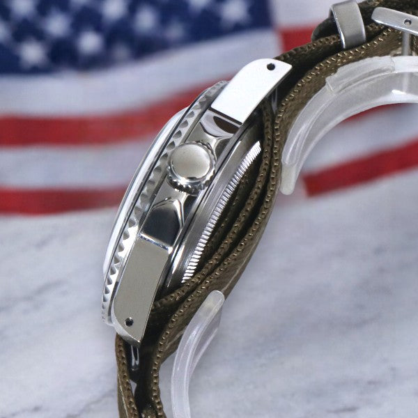 Custom Seiko Milsub Vintage Automatic Mod Watch